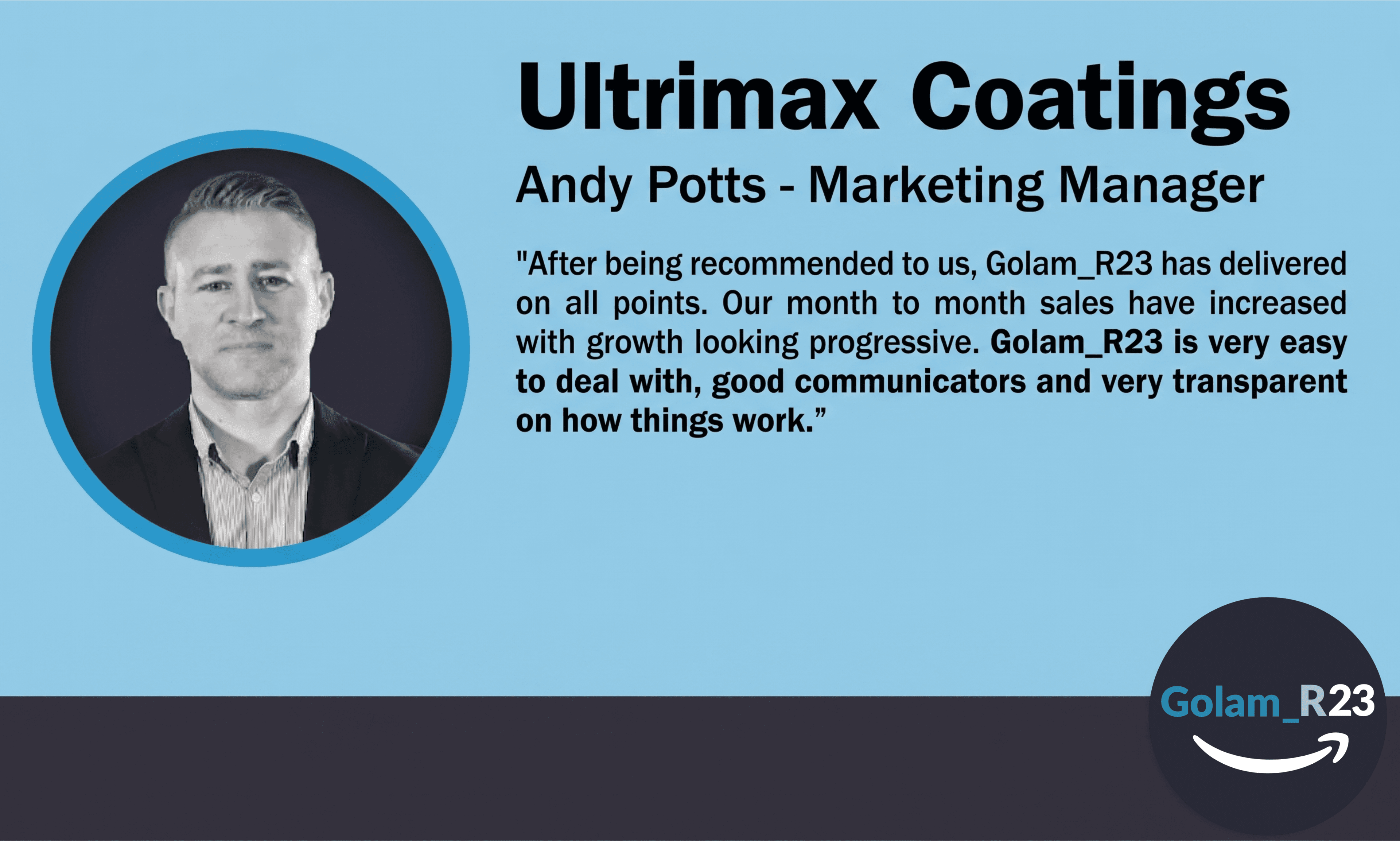 Ultrimax Coating Store client review